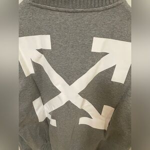 Moncler x OFF White Black Swan Mens sweater